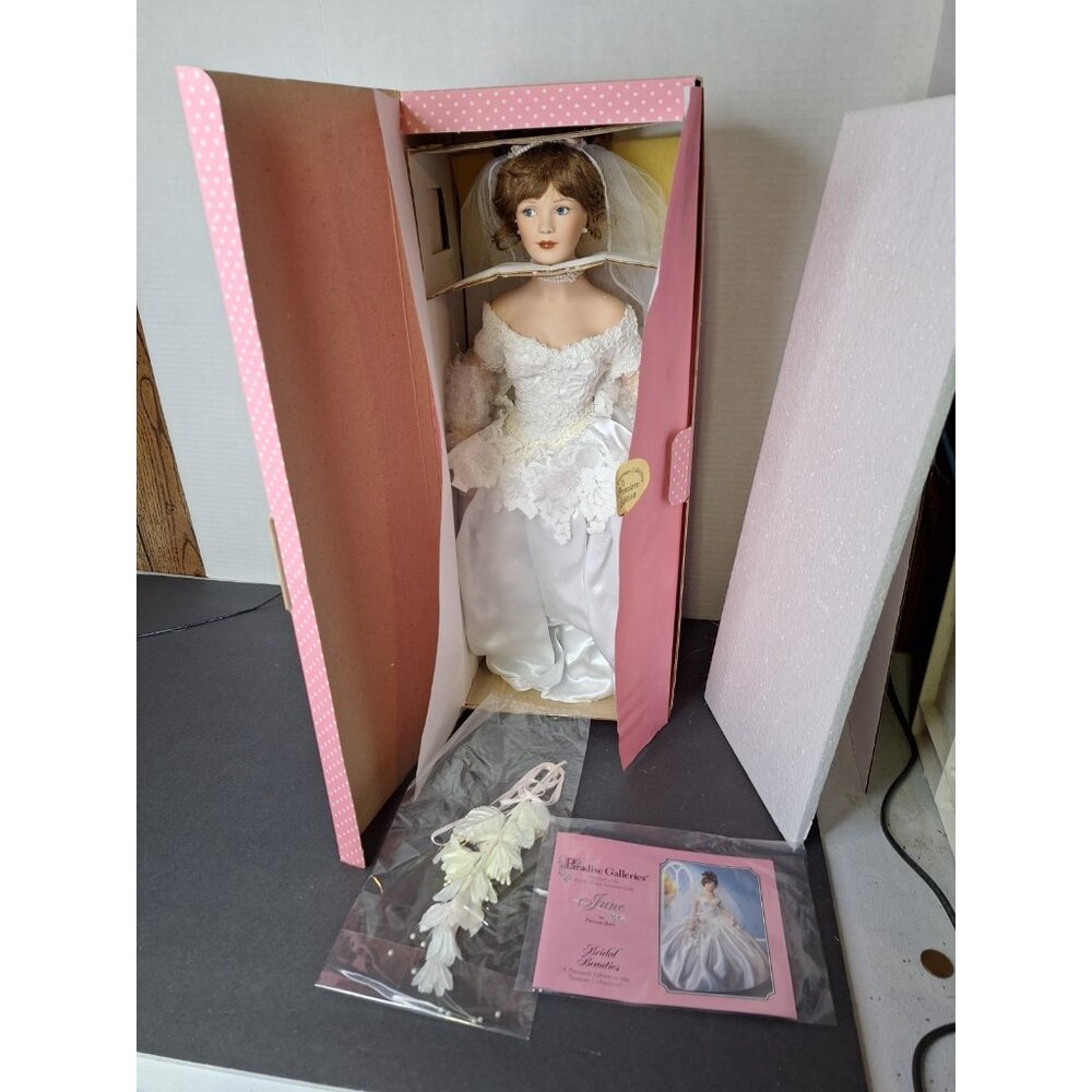 Treasury Collection Paradise Galleries Porcelain Doll June Bride